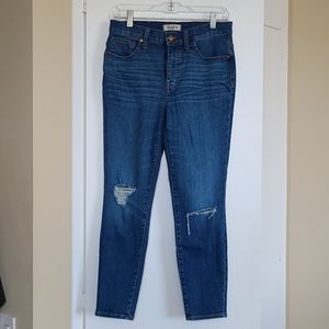 MADEWELL 9" High Rise Skinny Crop Jean Eco Edition